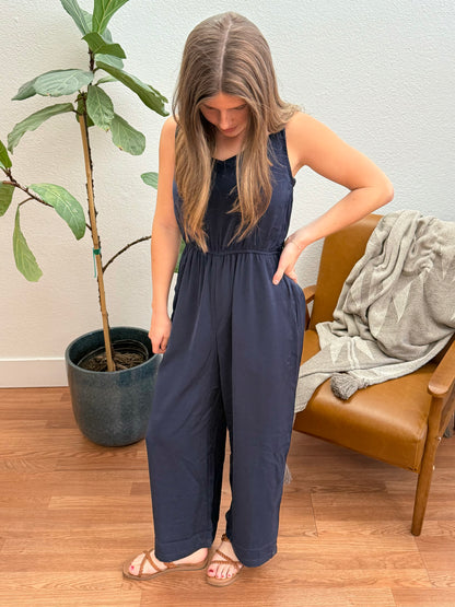 Midnight Wide Leg Jumpsuit