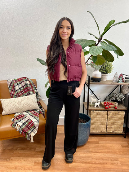 Black Wide Leg Pants