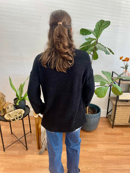 Black Cozy Sweater