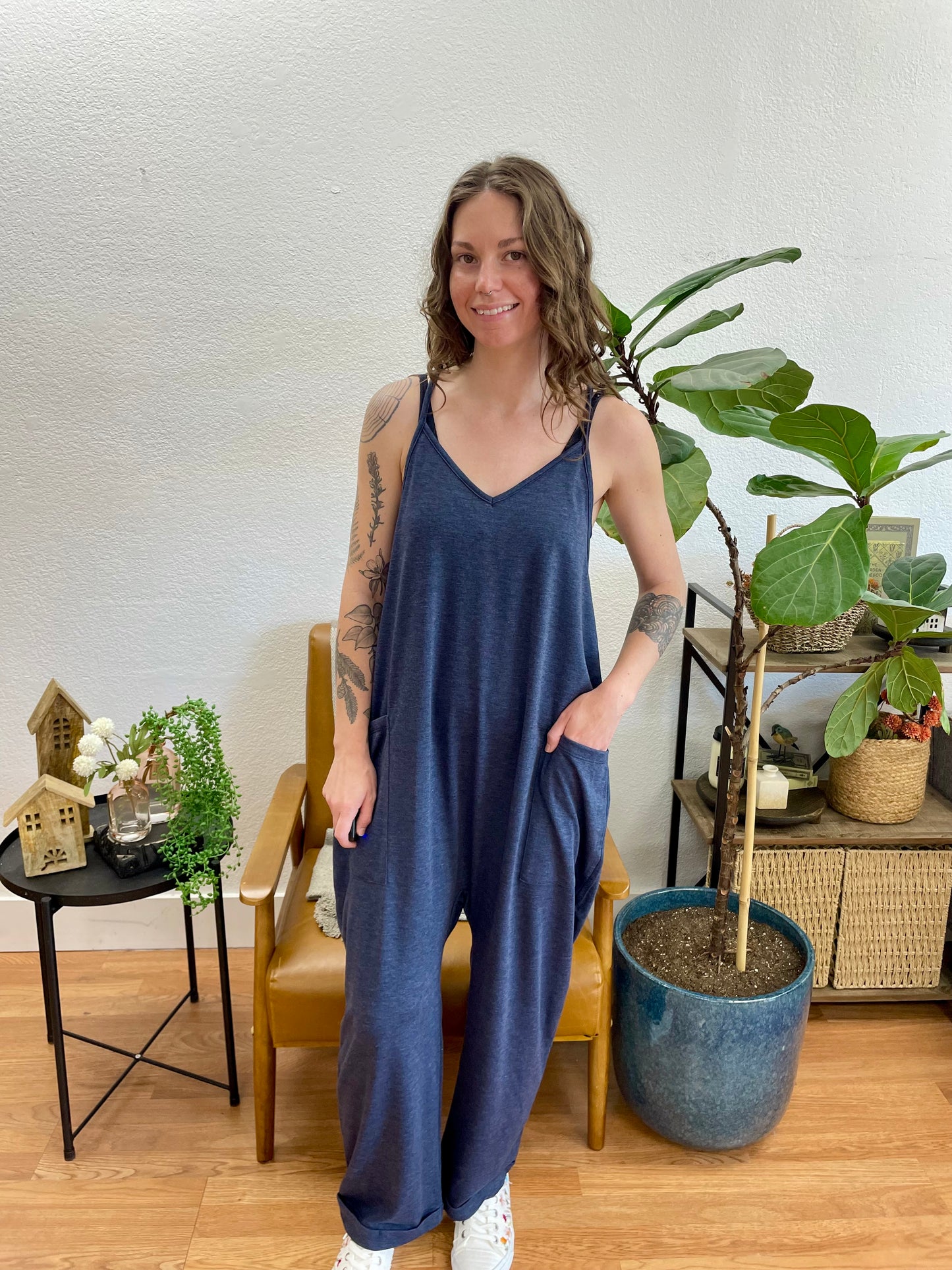 Indigo Relaxed Jumpsuit