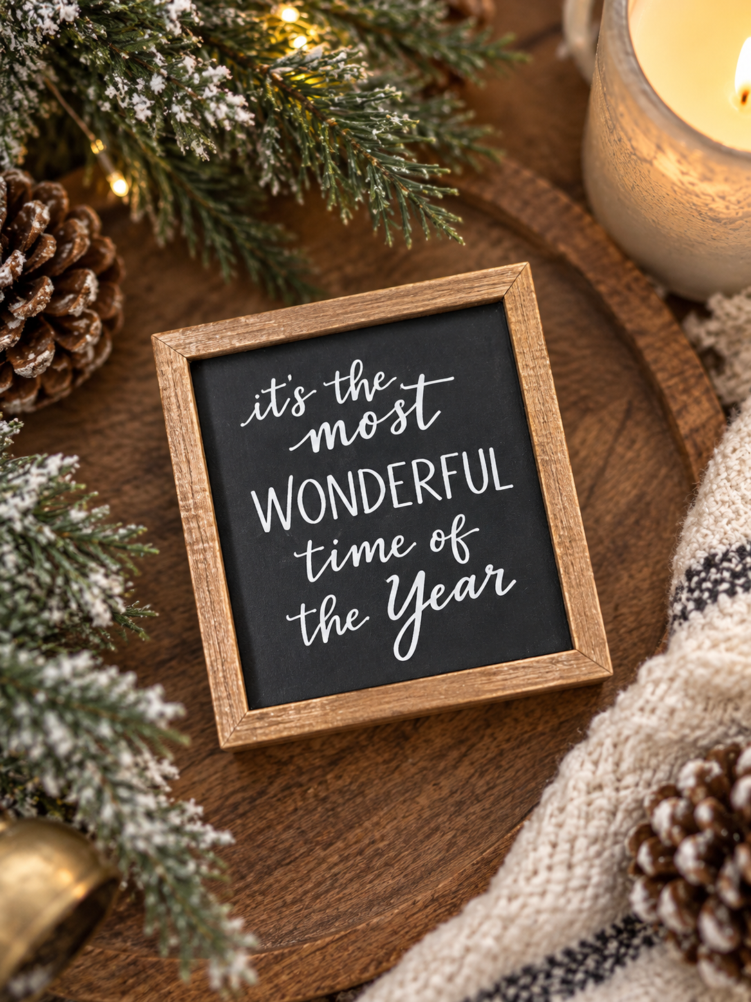 Mini Holiday Box Signs