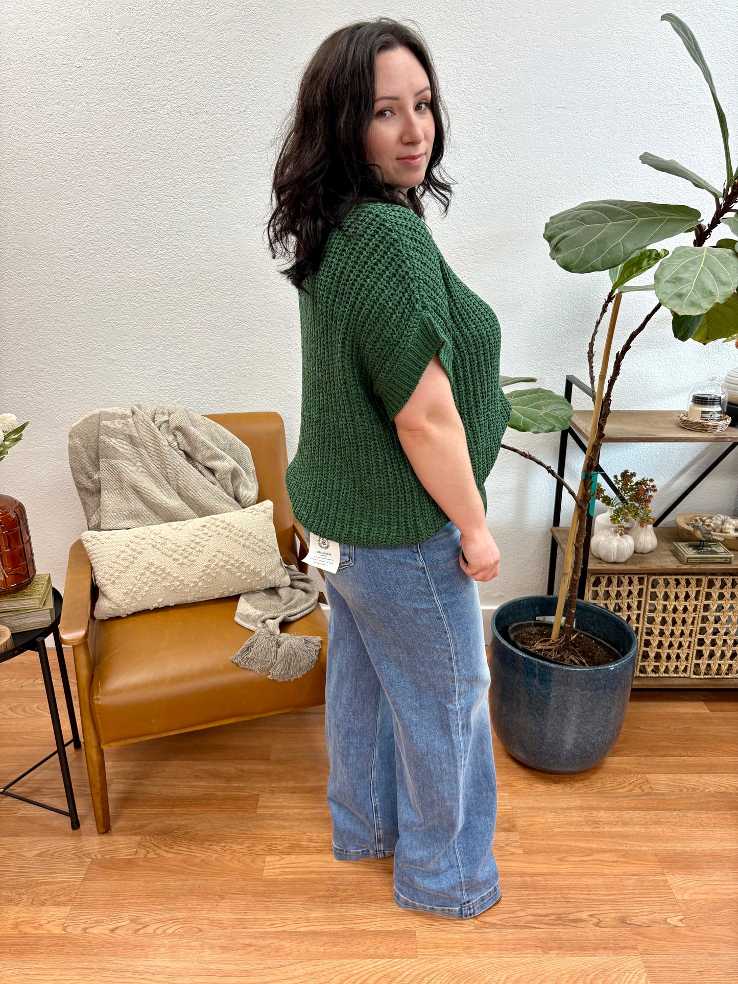 RISEN High Rise Wide Baggy Jeans