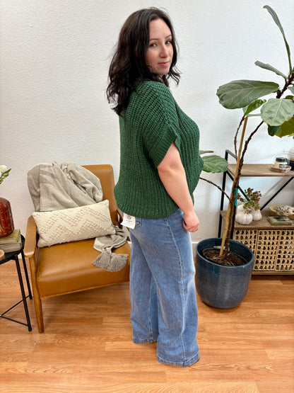 RISEN High Rise Wide Baggy Jeans