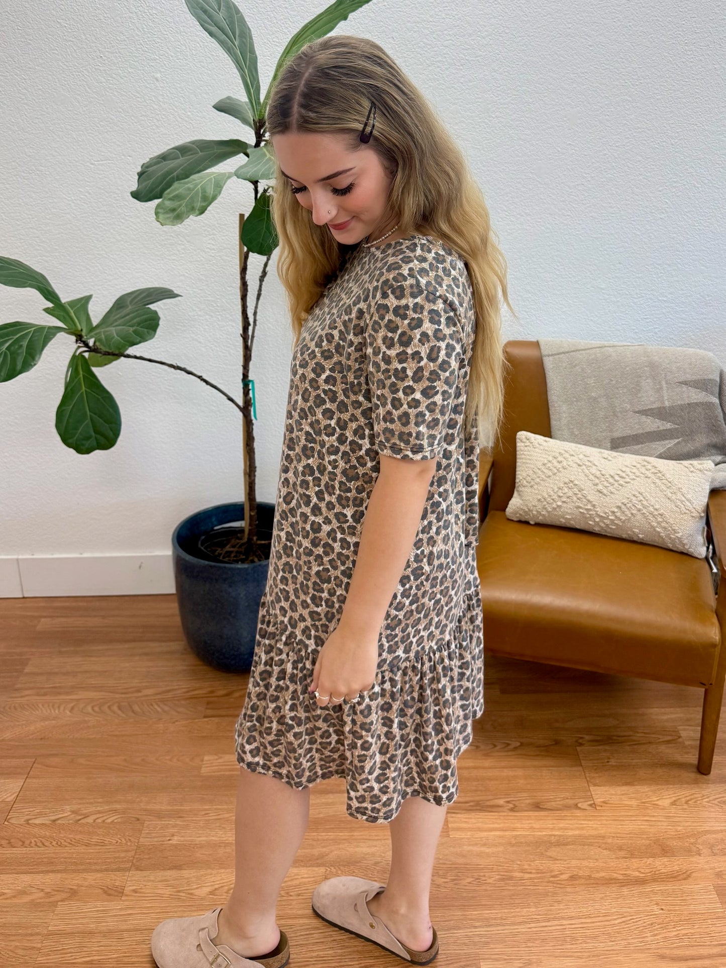 Leopard Tunic Dress