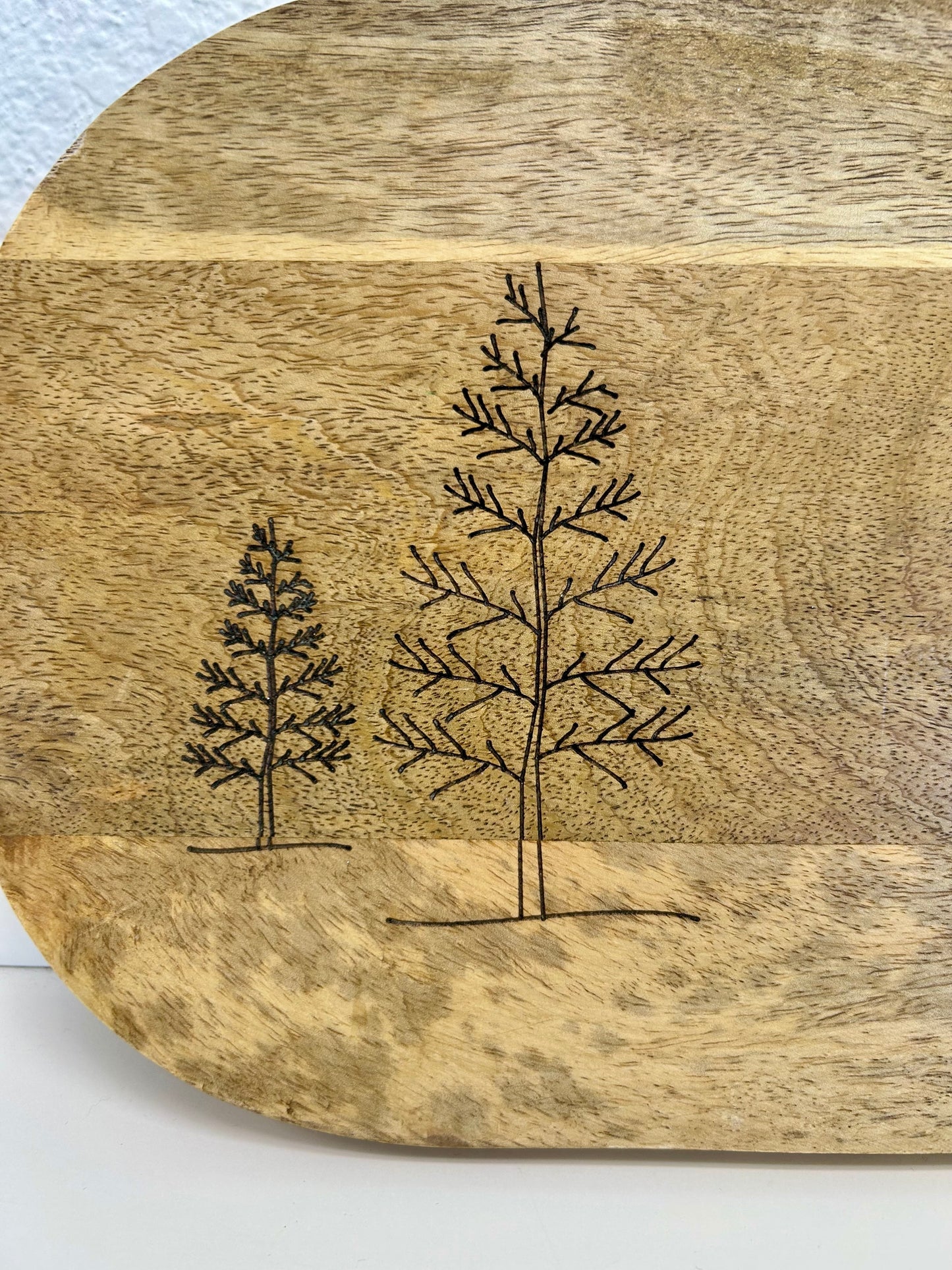 Tree Etched Serving Board