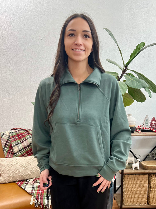 Forest Scuba Half Zip Pullover