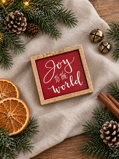 Mini Holiday Box Signs