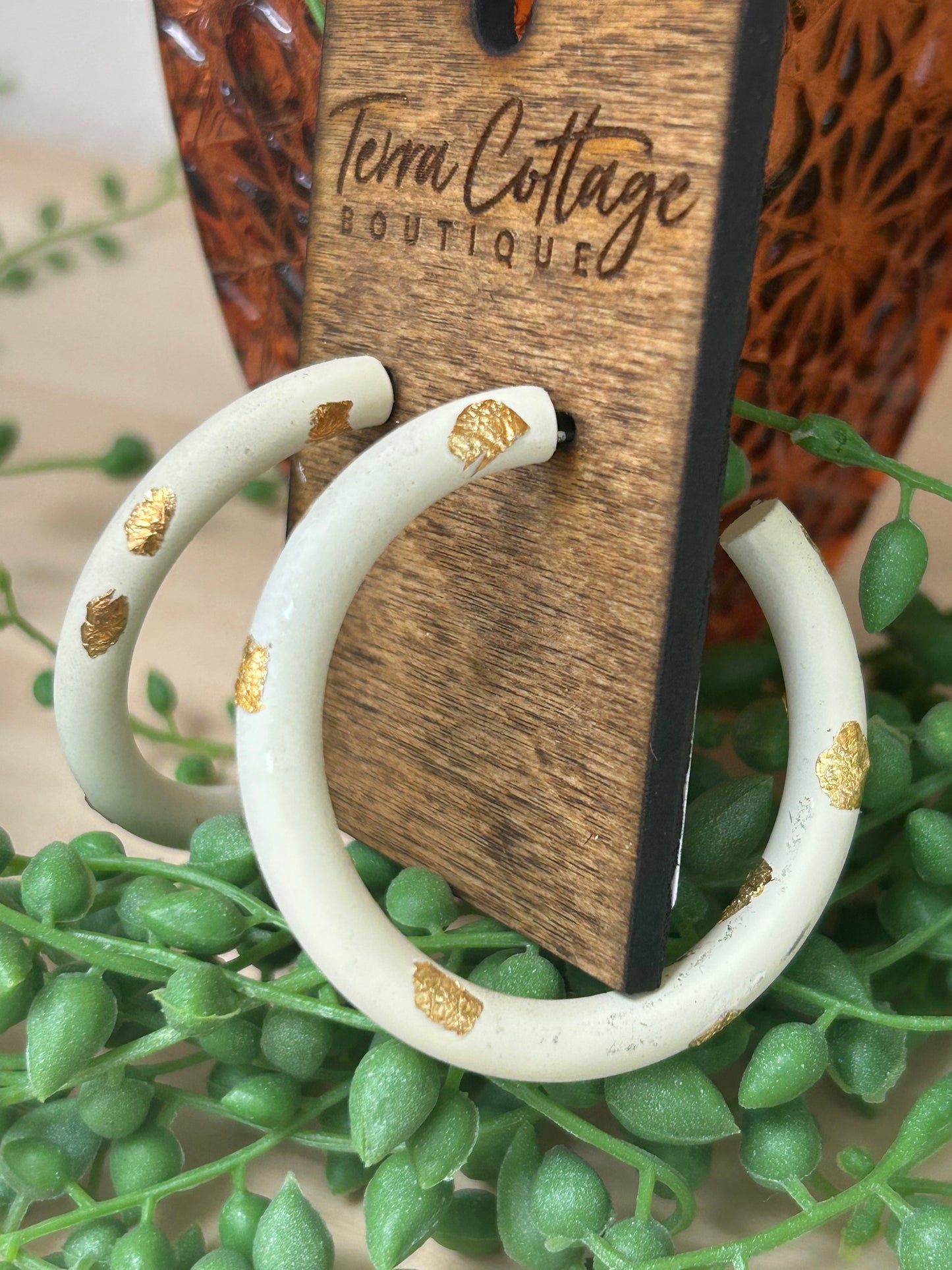 Tube Cutout Hoop Earrings