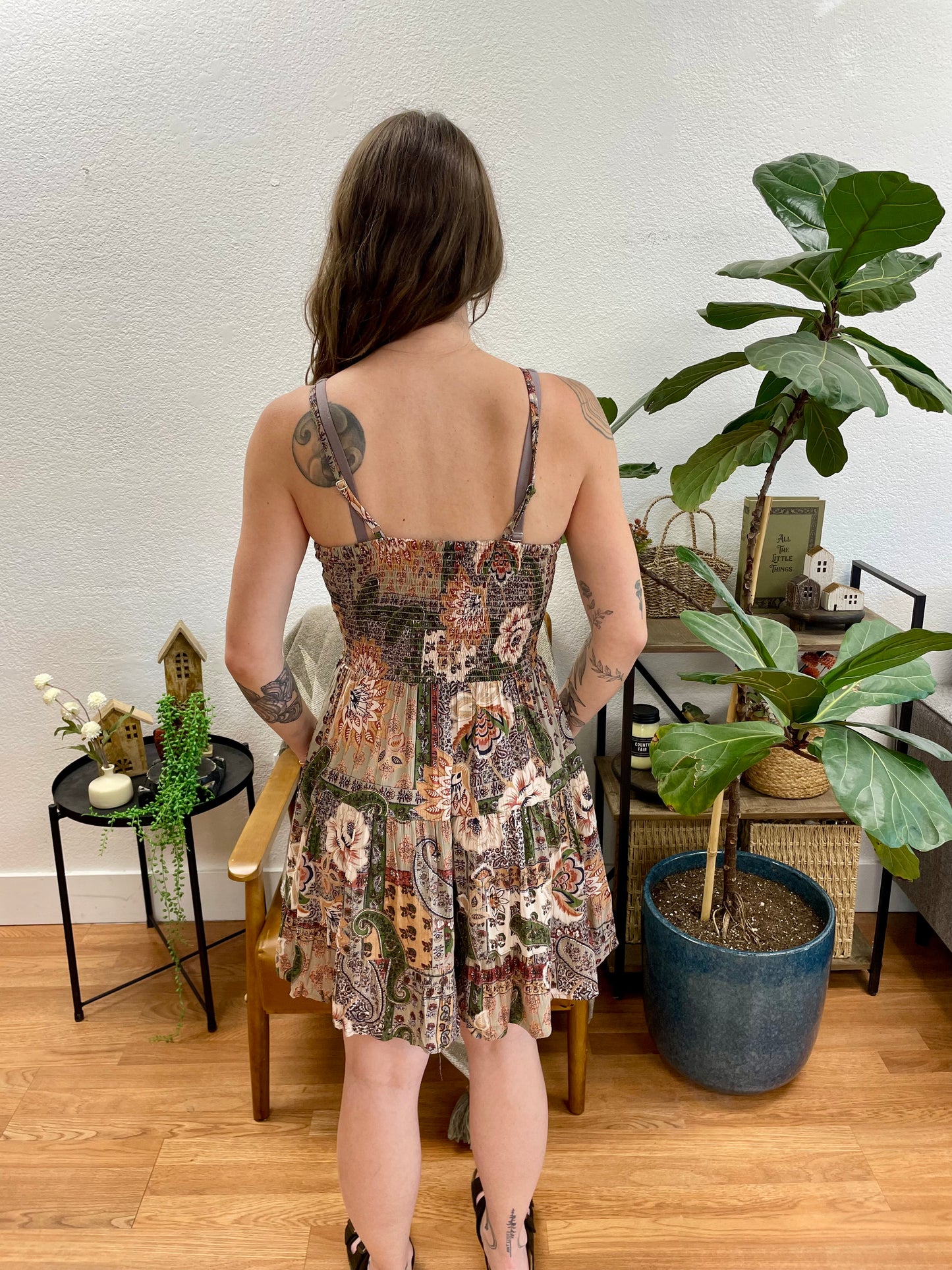 Safari Patchwork Sundress