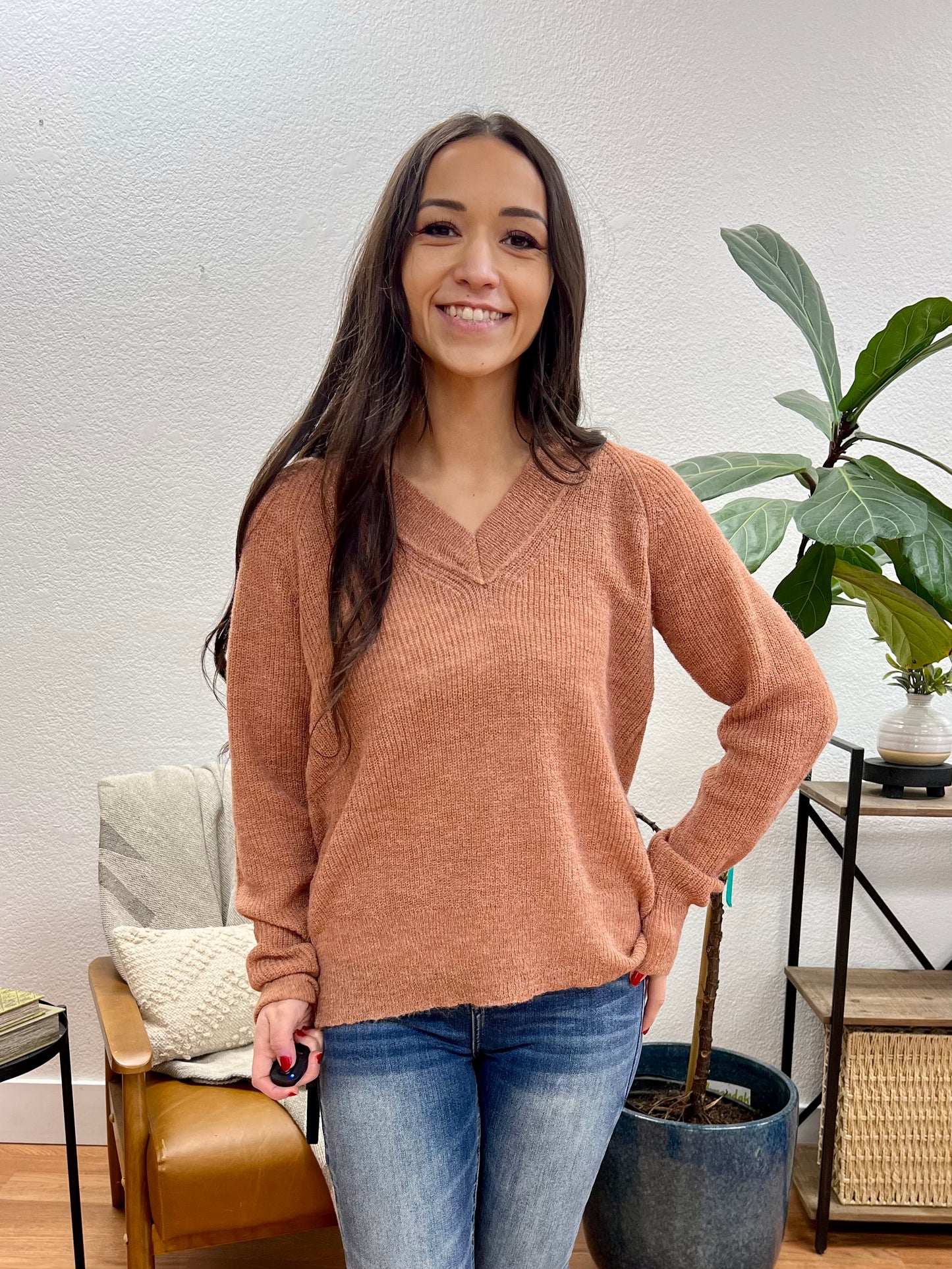 Poppy Varsity Sweater