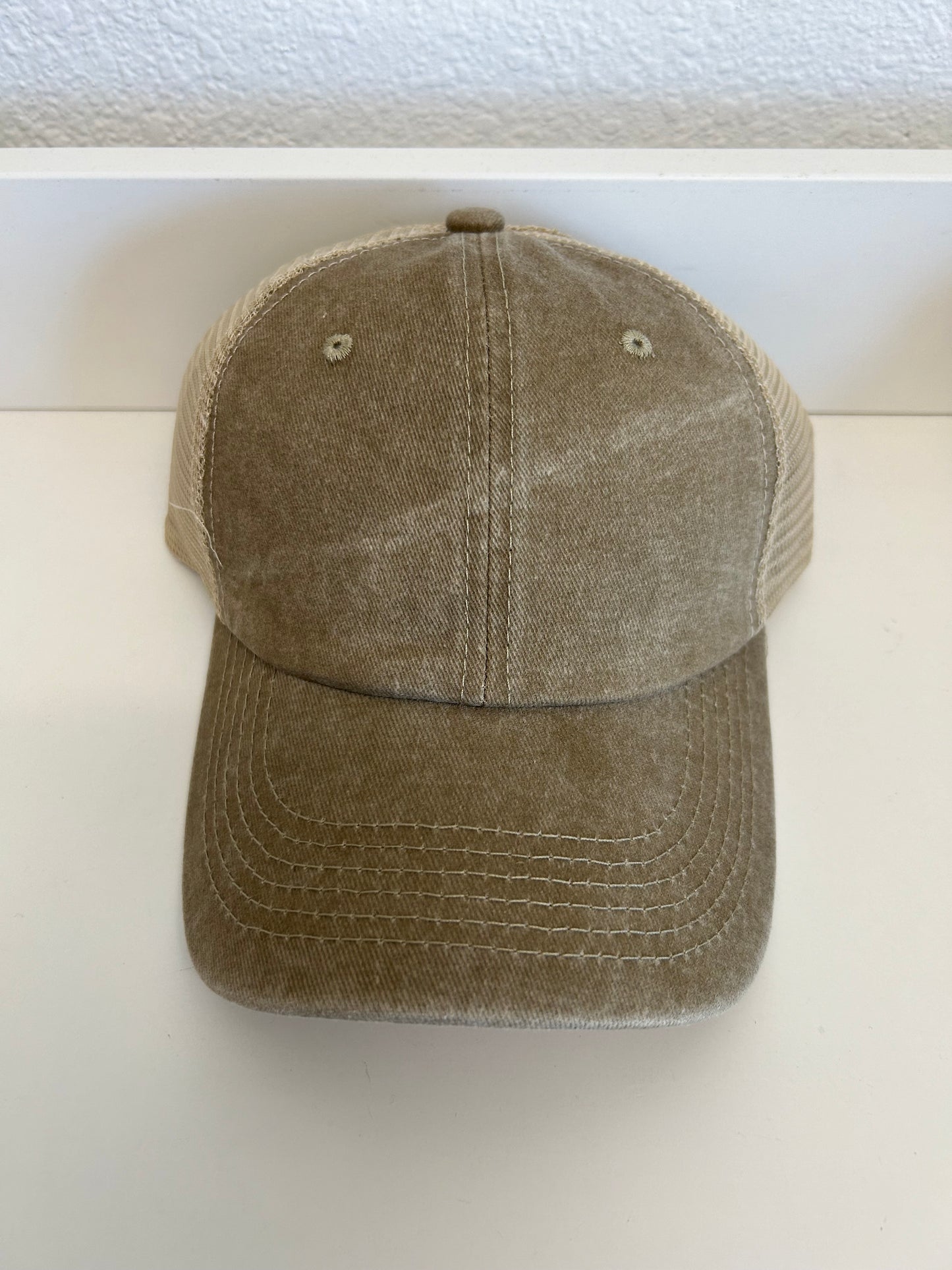 Vintage Washed Mesh Ball Cap