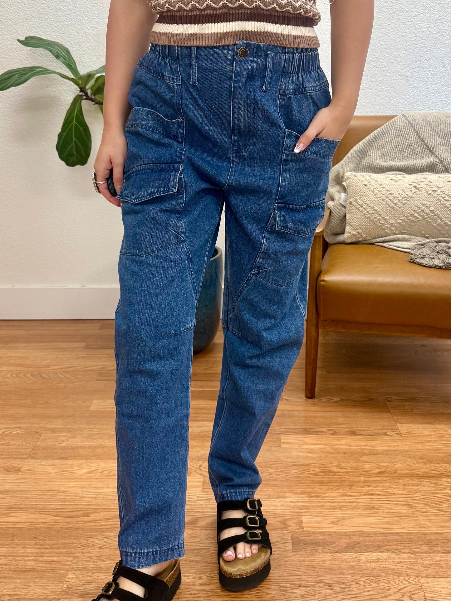 Denim Blue Joggers