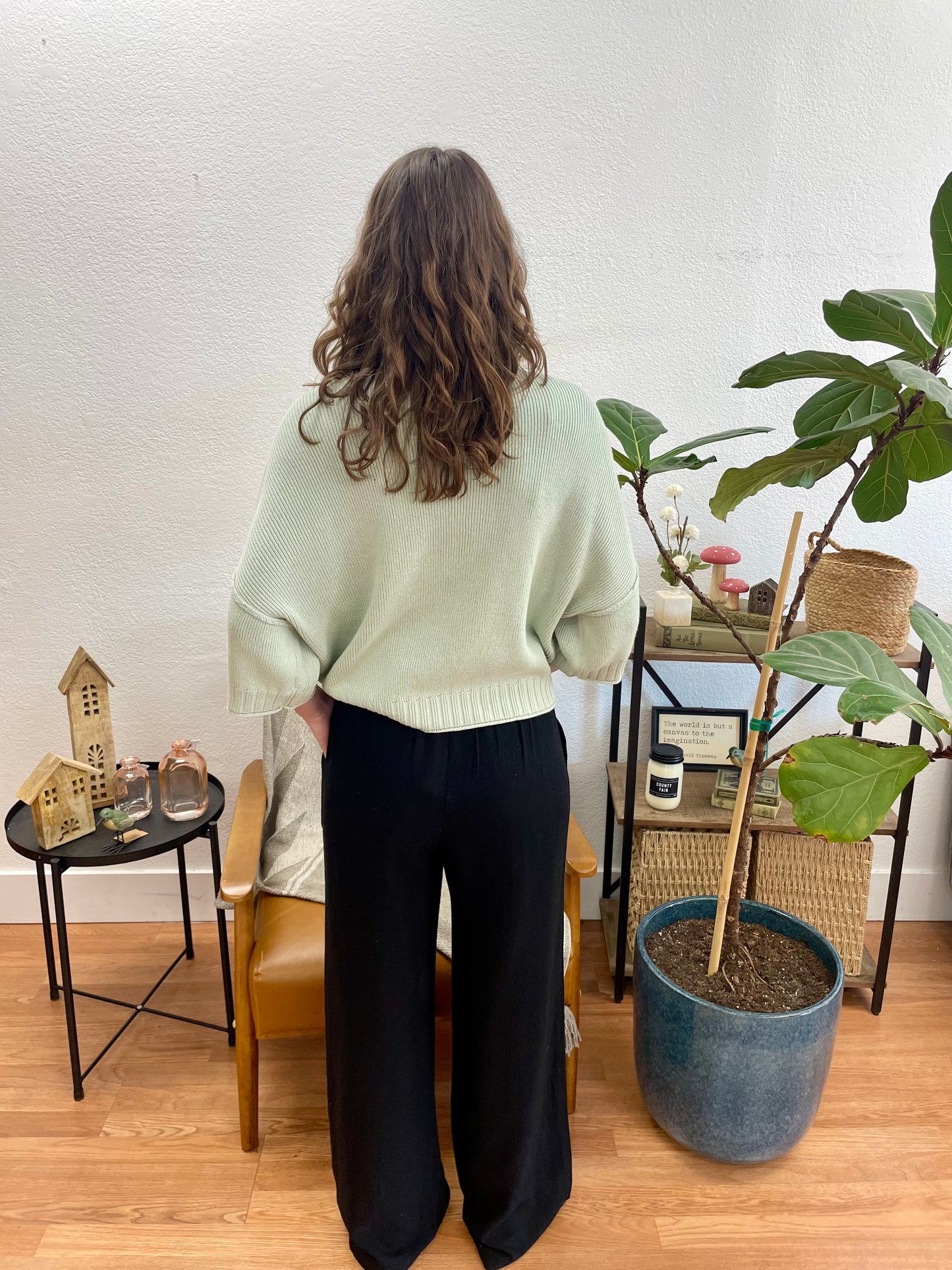 Black Linen Pants - Terra Cottage