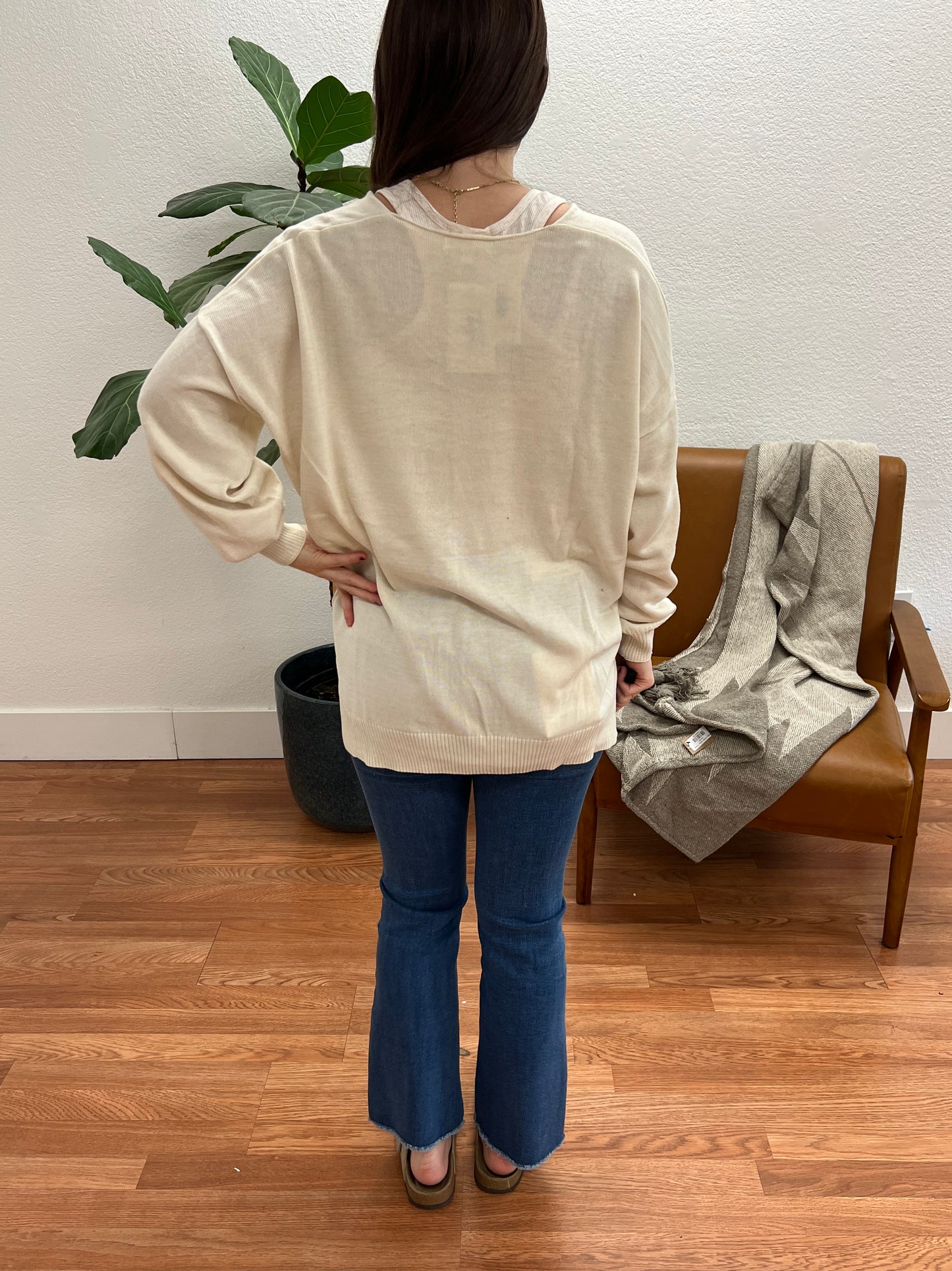 Oatmeal Oversized Pullover