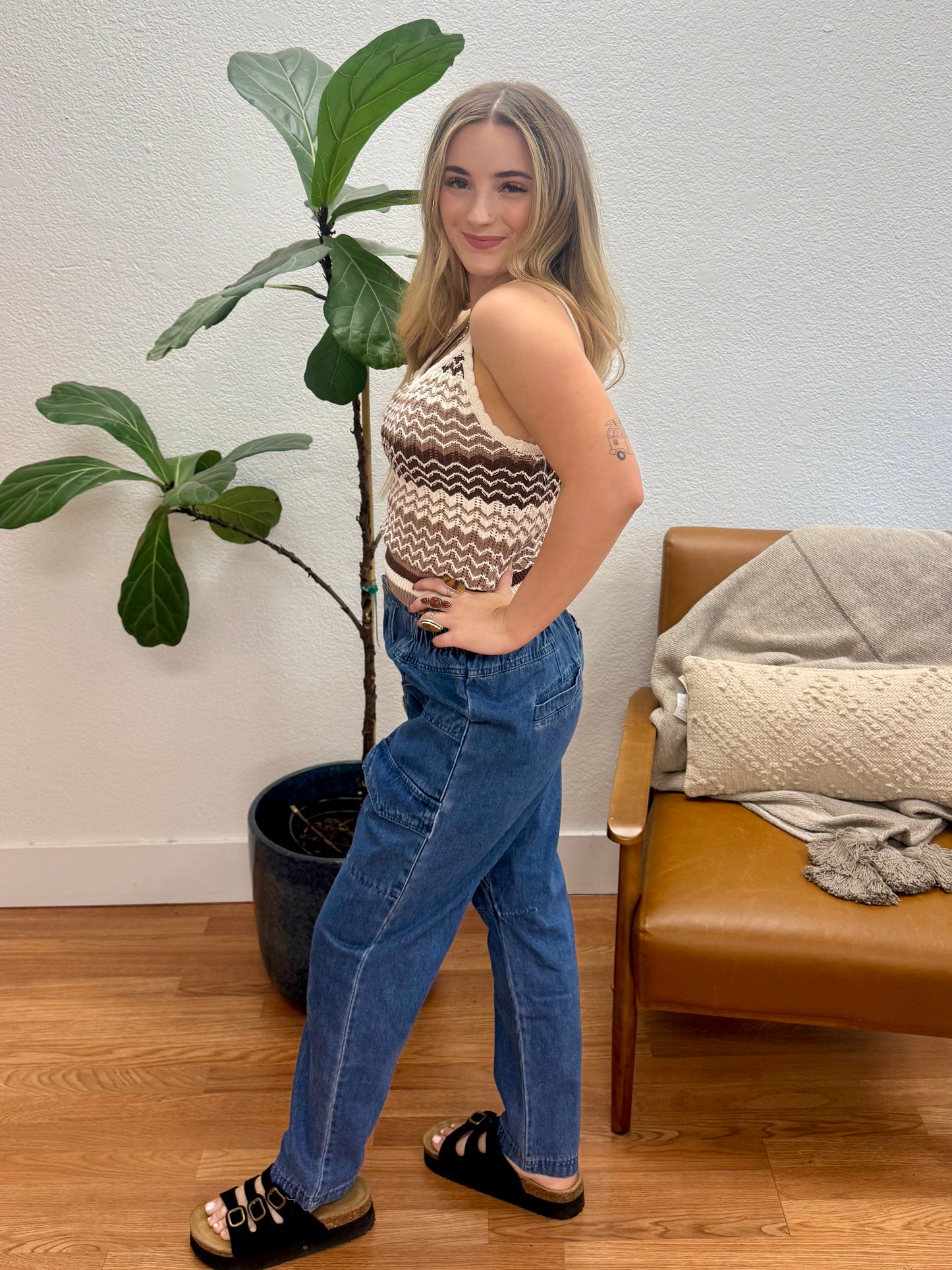 Denim Blue Joggers