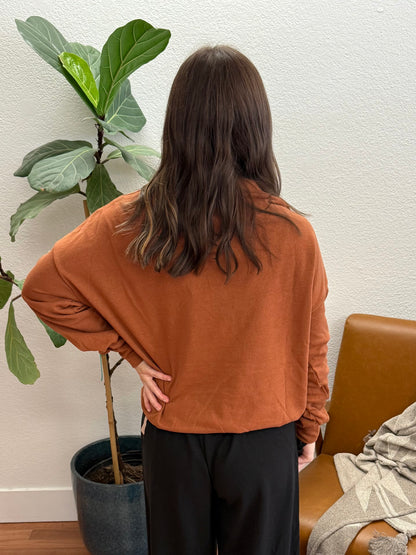 Mocha Loose Fit Sweater