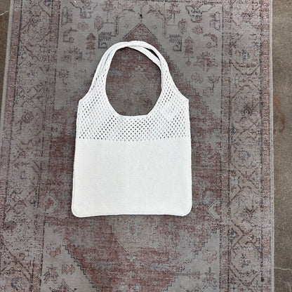 Crochet Knit Tote Bag