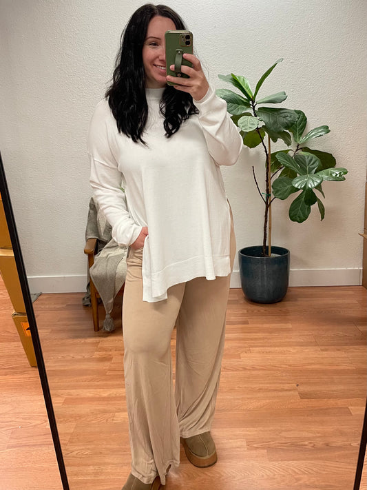 Mocha Relaxed Nights Sweatpants