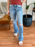 Light Wash Flare Jeans