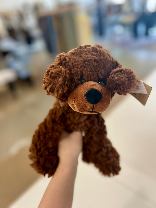 Scruffy Brown Puppy Stuffed Animal