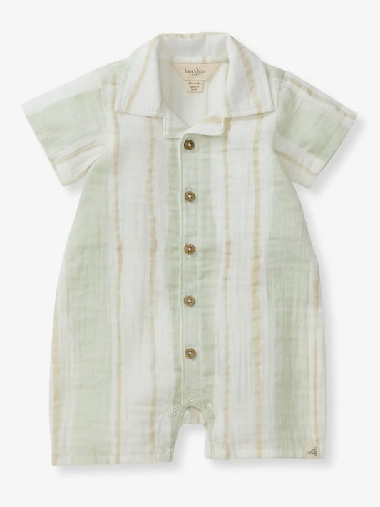 Boys By The Beach Striped Romper - Terra Cottage