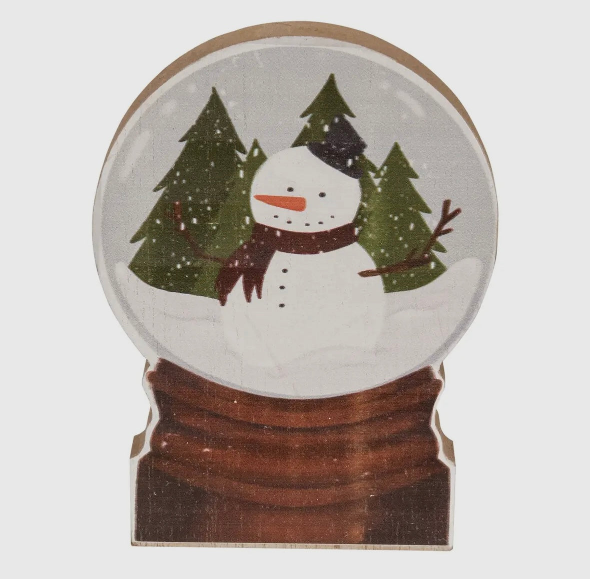 Chunky Snowman Snowglobe Sitter