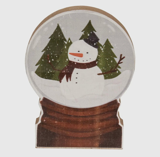 Chunky Snowman Snowglobe Sitter