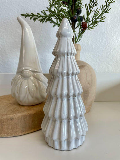 Off White Stoneware Tree