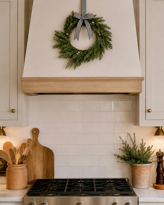 Faux Juniper Wreath