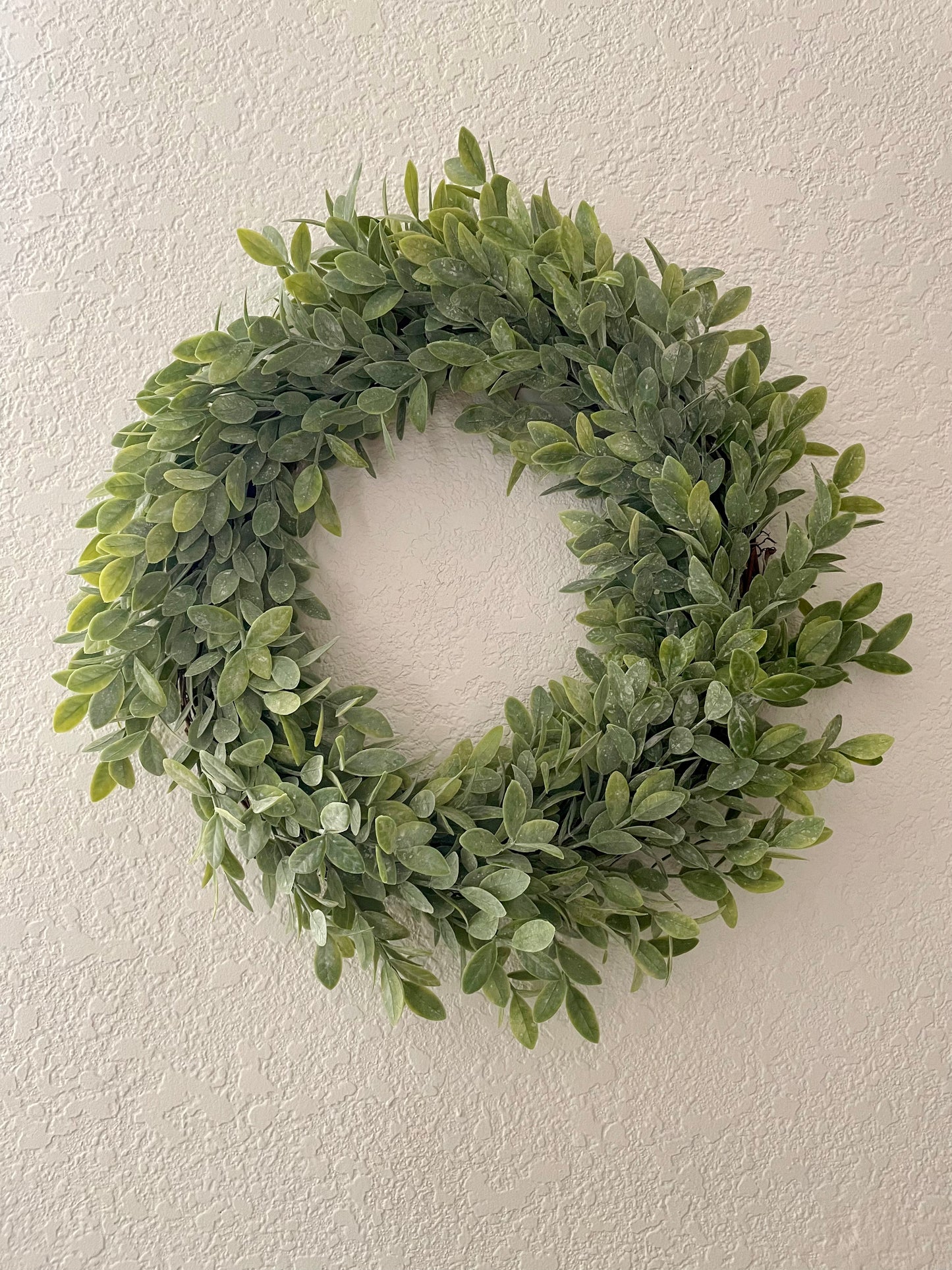 Tea Leaf Faux Wreath