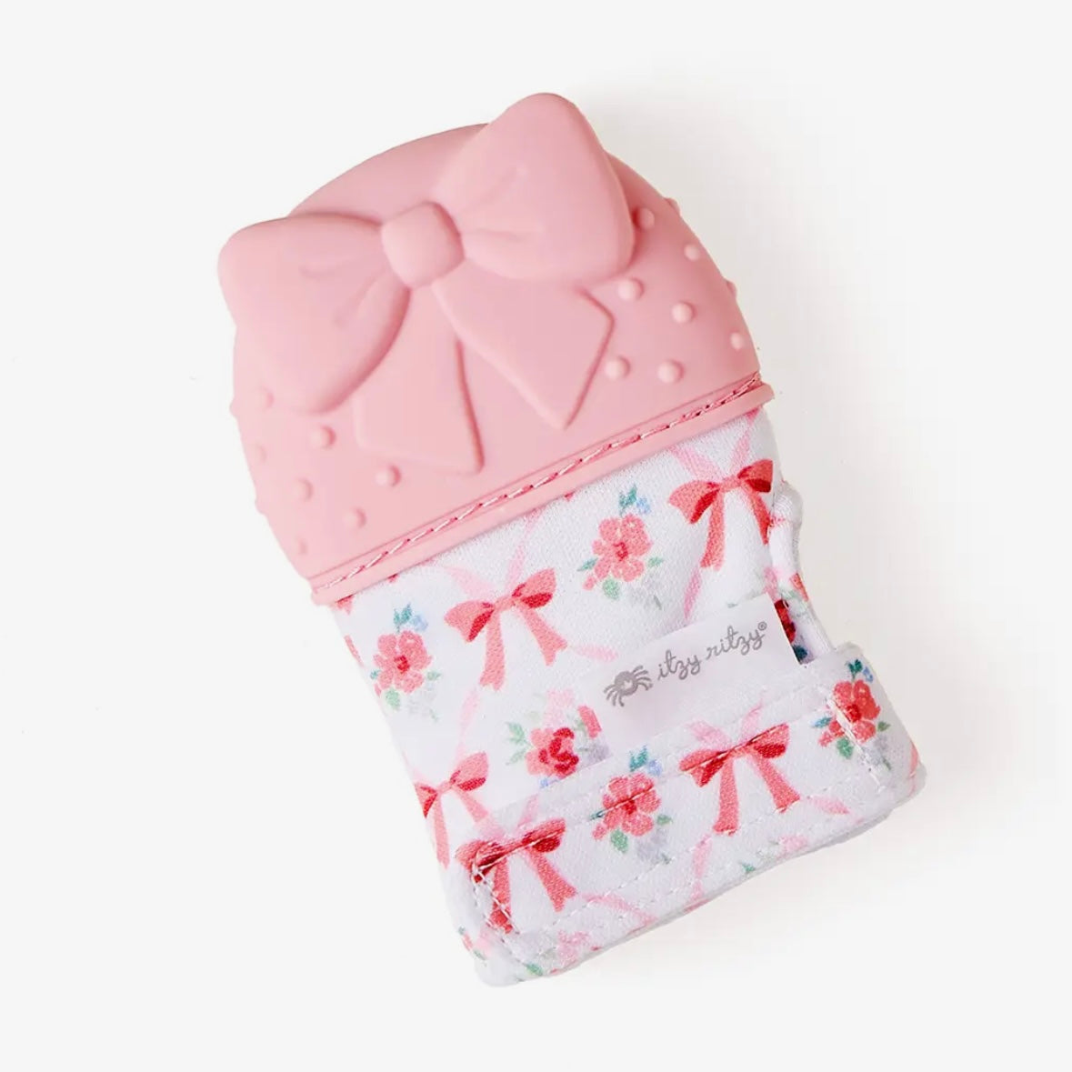 Baby Silicone Bow Teething Mitt