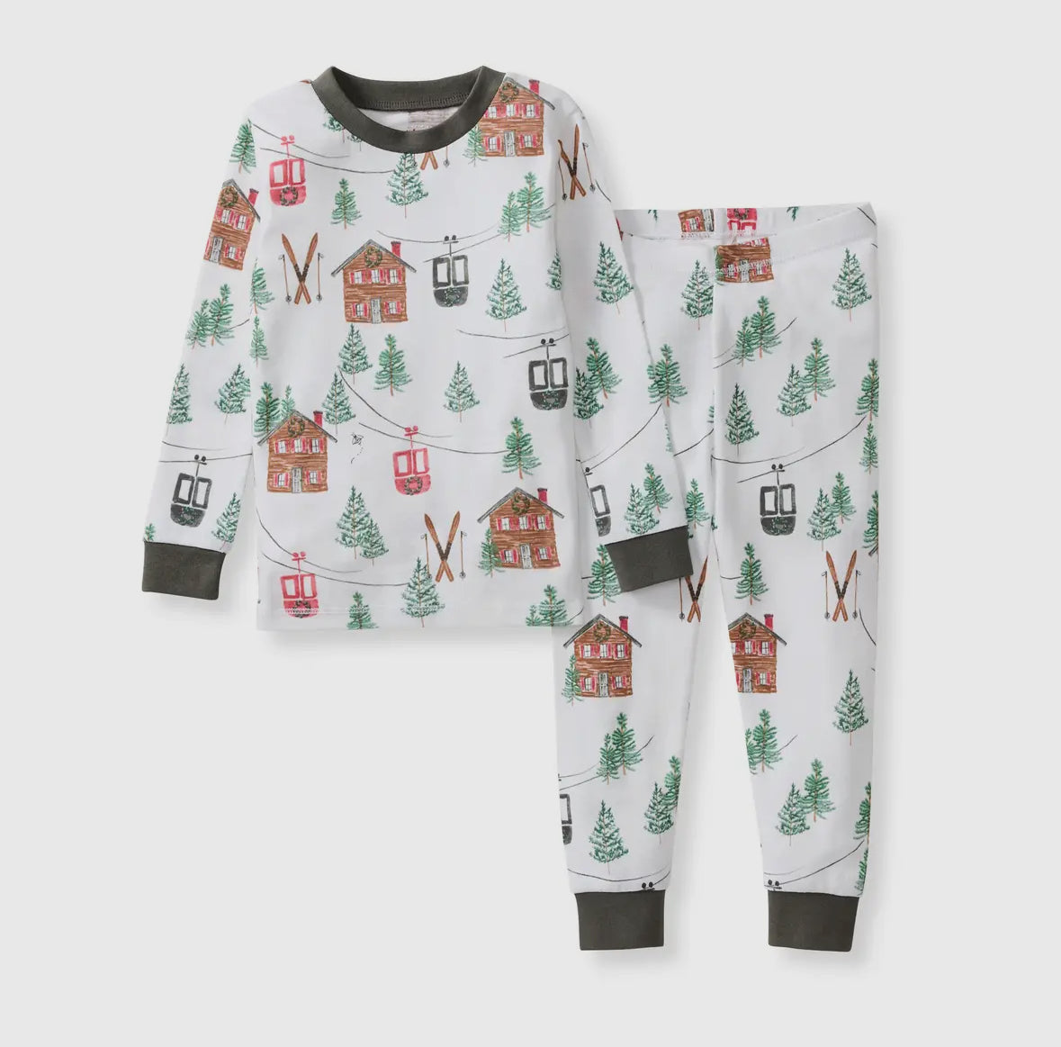 Ski The Alps Two Piece PJs