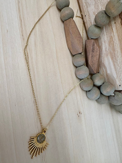 Antique Starburst Necklace