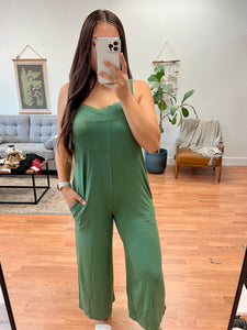 Moss Modal Overall Jumpsuit