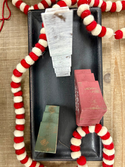 Black Distressed Tray