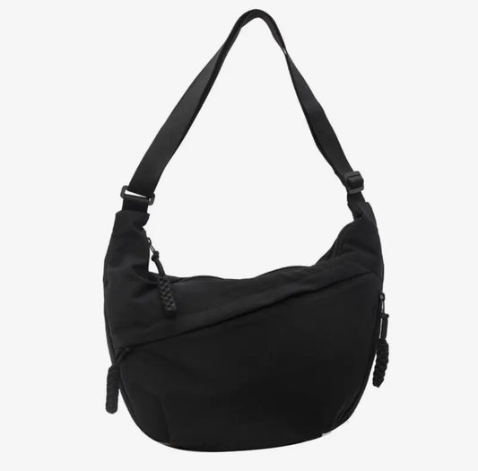 Black Crossbody Dumpling Bag