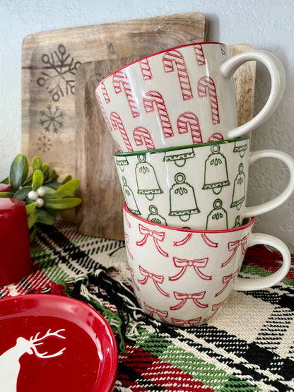 Snowflake Etched Wood Tray