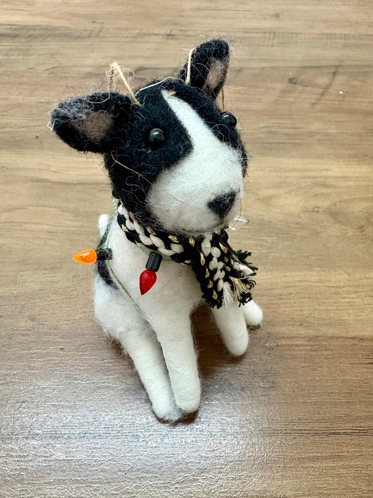Wool Felt Dog Ornament