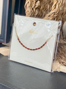 Red Stone Necklace