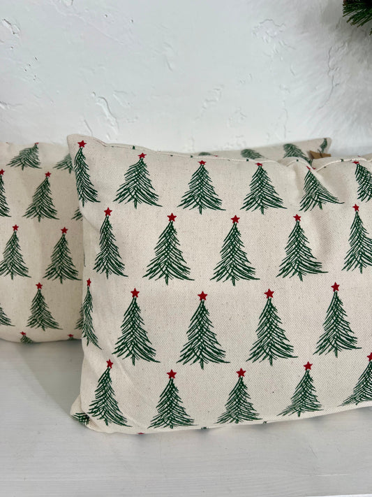 Christmas Tree Lumbar Pillow
