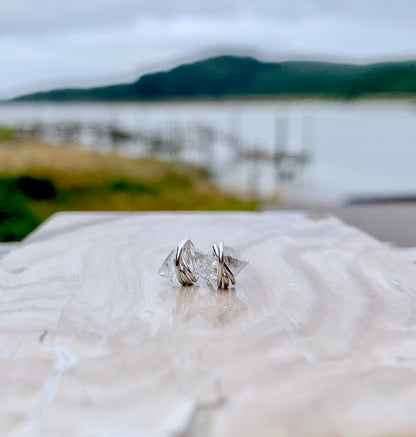 Herkimer Diamond Stud Earrings