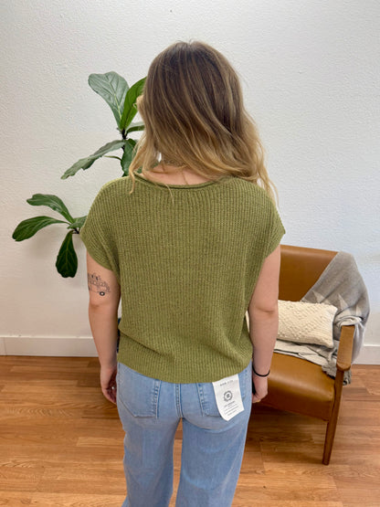 RISEN Light High Rise Cuffed Jeans