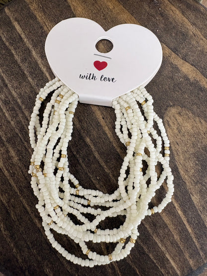 Seed Bead Bundle Bracelet