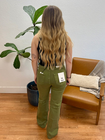 Moss Agate Super High Relaxed Flare