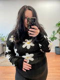 Daisy Drop Shoulder Sweater