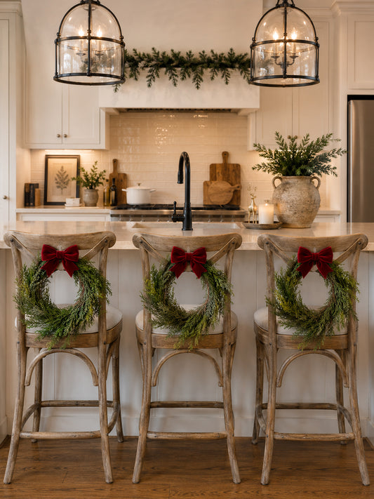 Faux Cypress Wreath