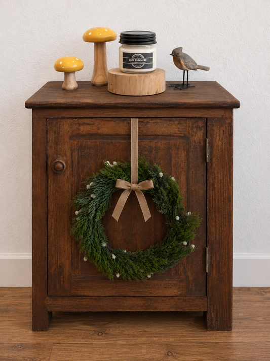 Faux Cedar Wreath