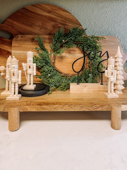 Faux Juniper Wreath