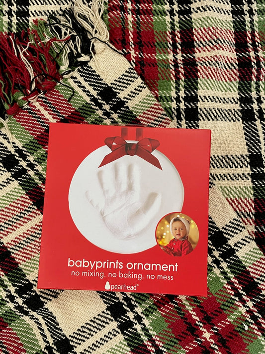 Clay Baby Footprint Ornament Kit