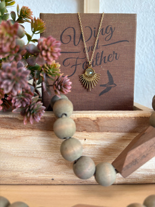Antique Starburst Necklace